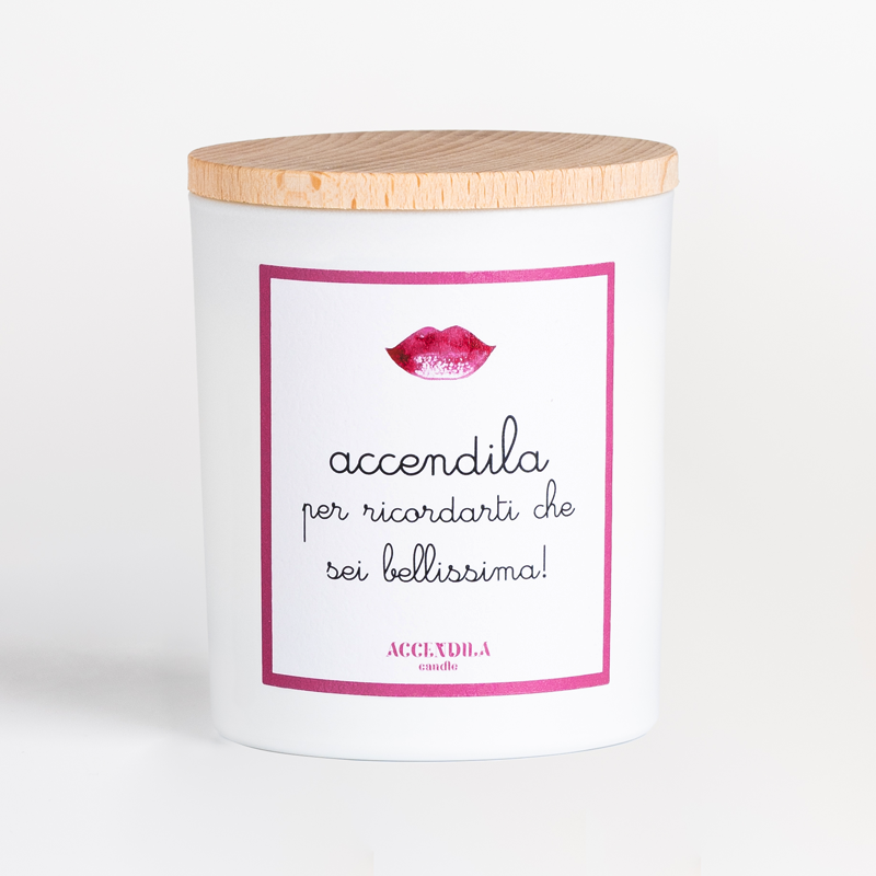 ACCENDILA "BELLISSIMA" LAMPONE, PESCA E MELA VERDE