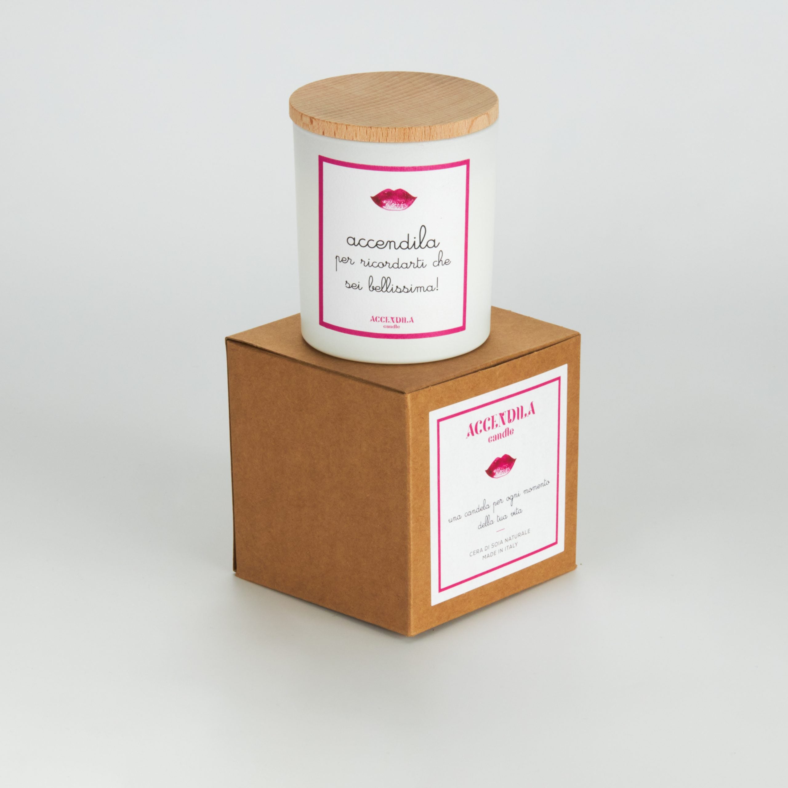 ACCENDILA "BELLISSIMA" LAMPONE, PESCA E MELA VERDE