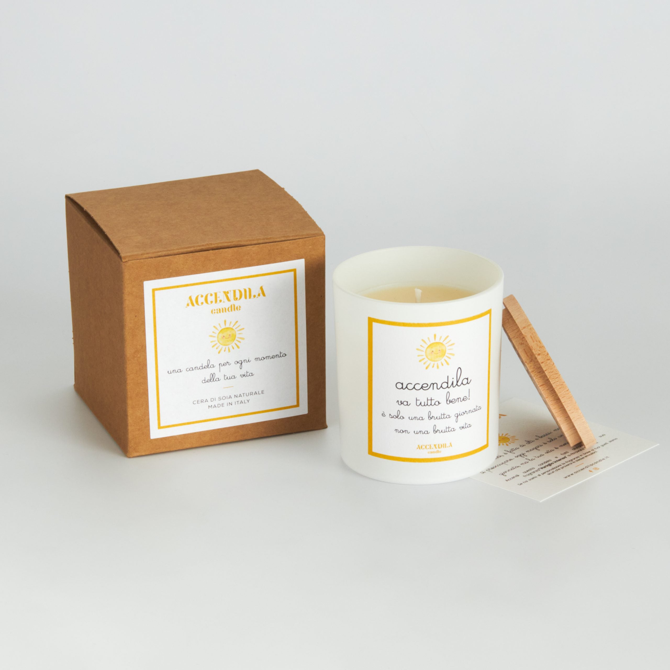 ACCENDILA "VA TUTTO BENE" VANIGLIA INTENSA