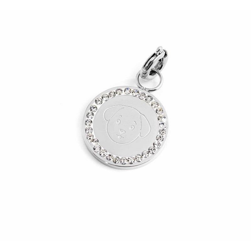 Charm cane con cristalli MARLU'