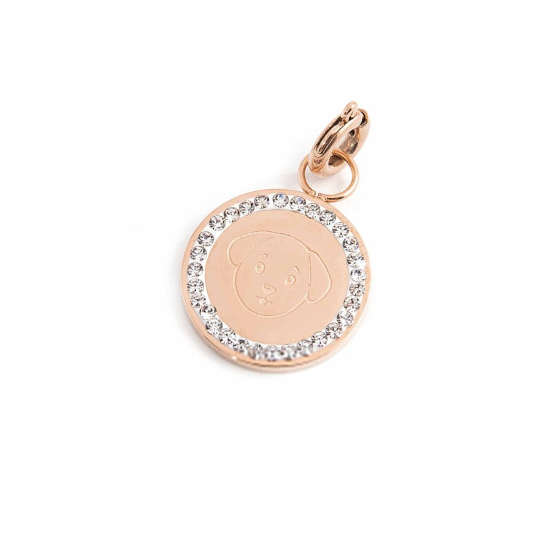 Charm cane con cristalli MARLU'