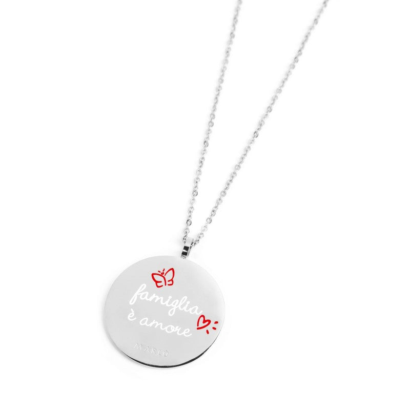 Collana albero dei valori pendente 30mm Marlù