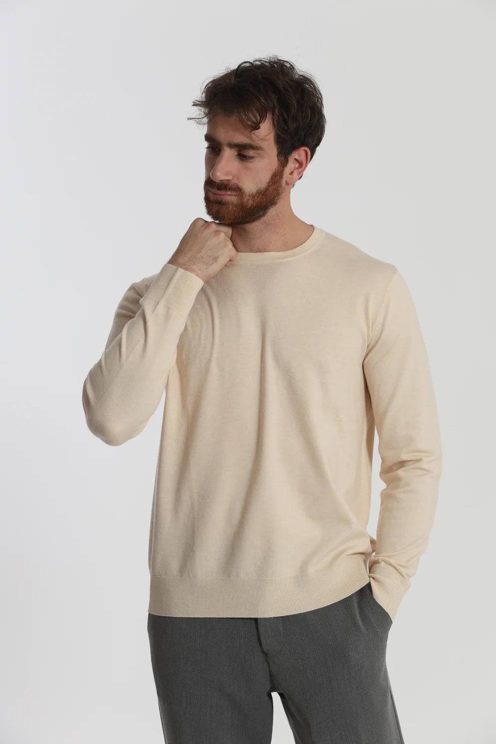 MAGLIA GIROCOLLO MANO CASHMERE 7x8
