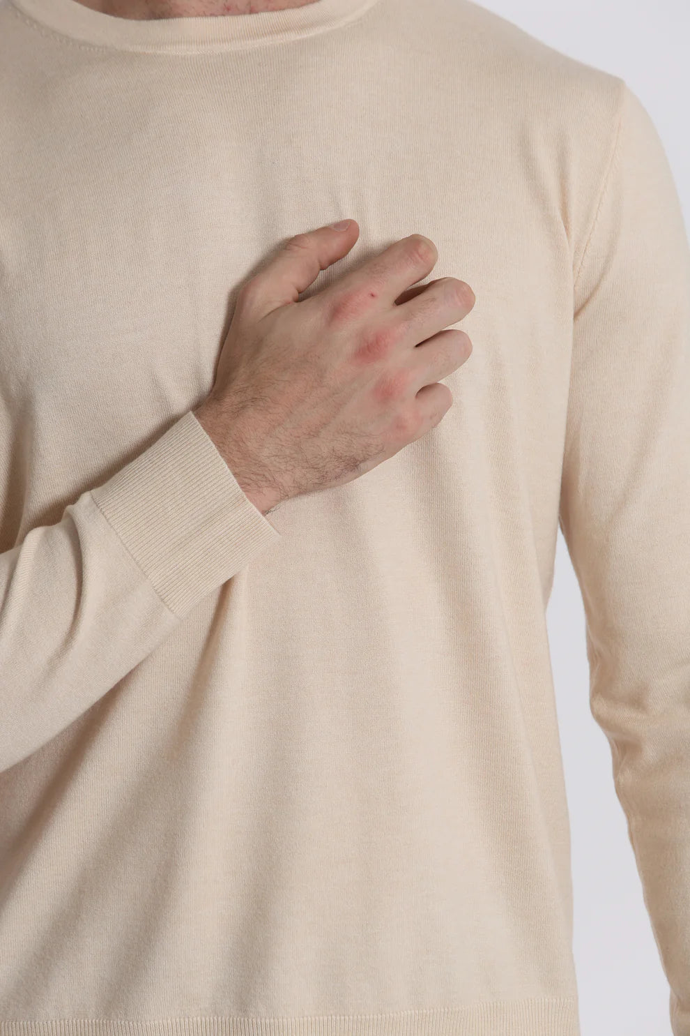 MAGLIA GIROCOLLO MANO CASHMERE 7x8