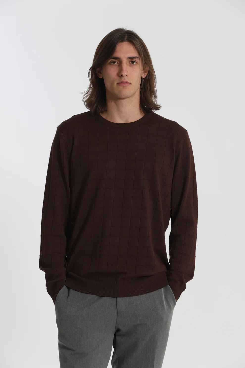 MAGLIA GIROCOLLO CON MOTIVO 7x8