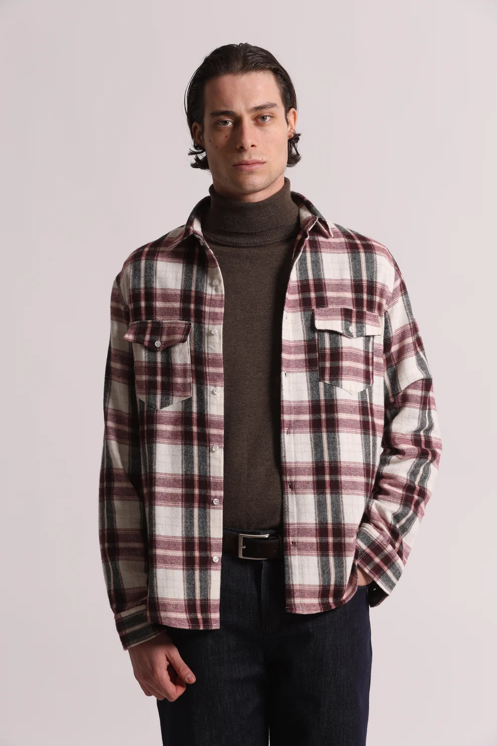 CAMICIA TARTAN IN FLANELLA 7X8