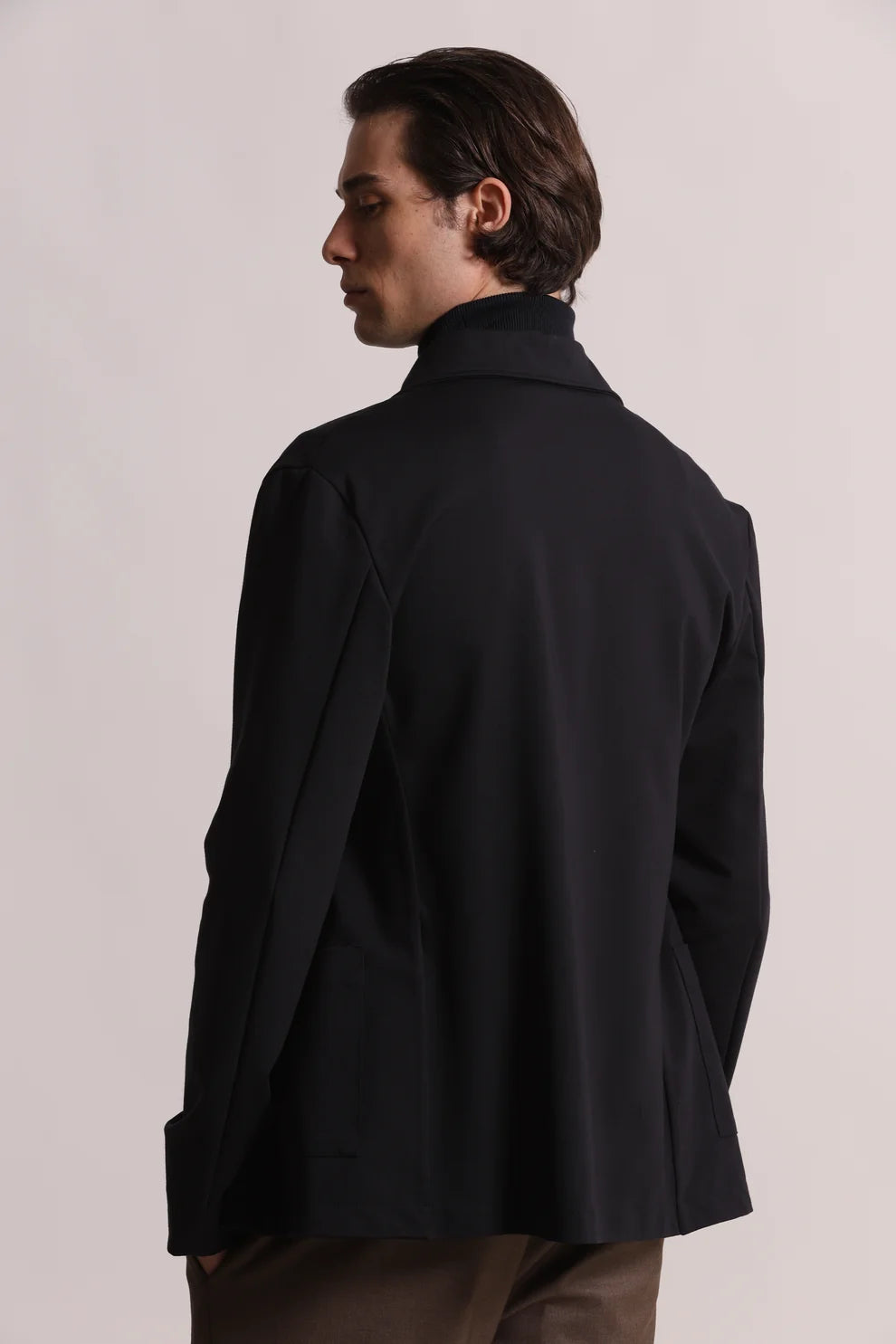GIACCA CAMICIA IN TINTA UNITA 7x8