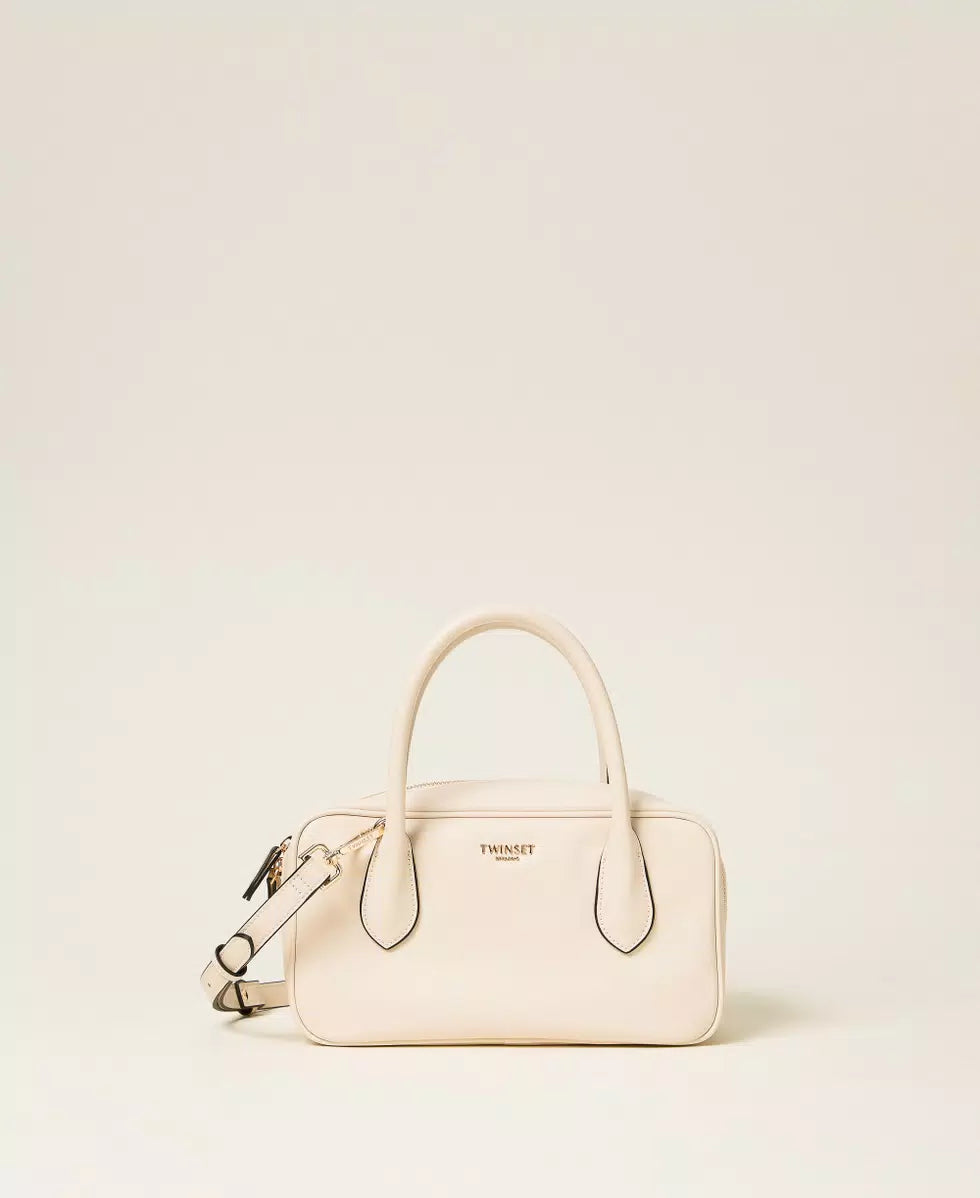 Borsa bauletto media con logo TWINSET