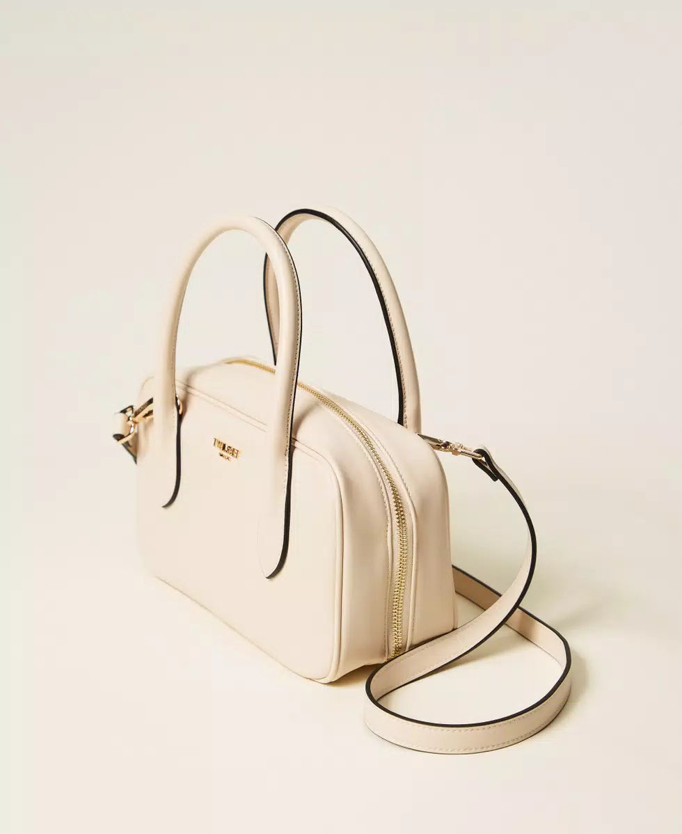 Borsa bauletto media con logo TWINSET