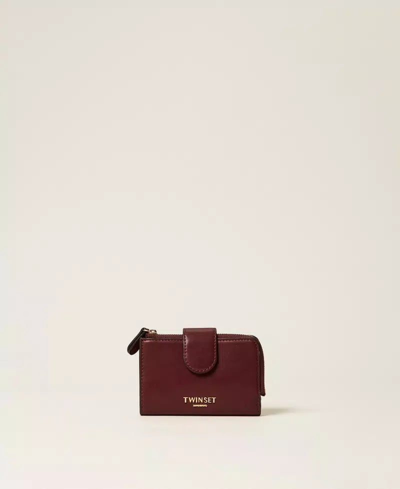 Portafoglio medio con logo e cinturino TWINSET