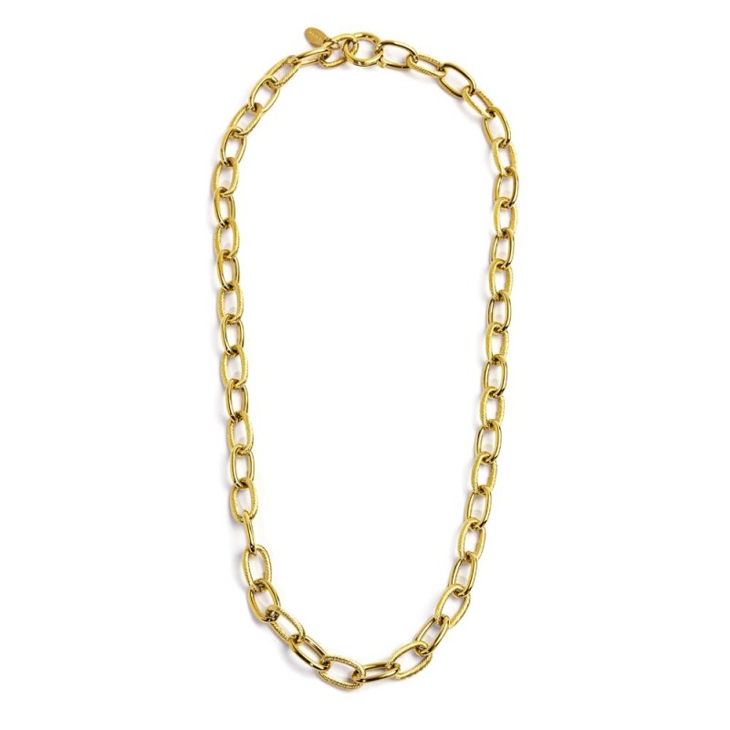 Collana catena maglia larga Marlù