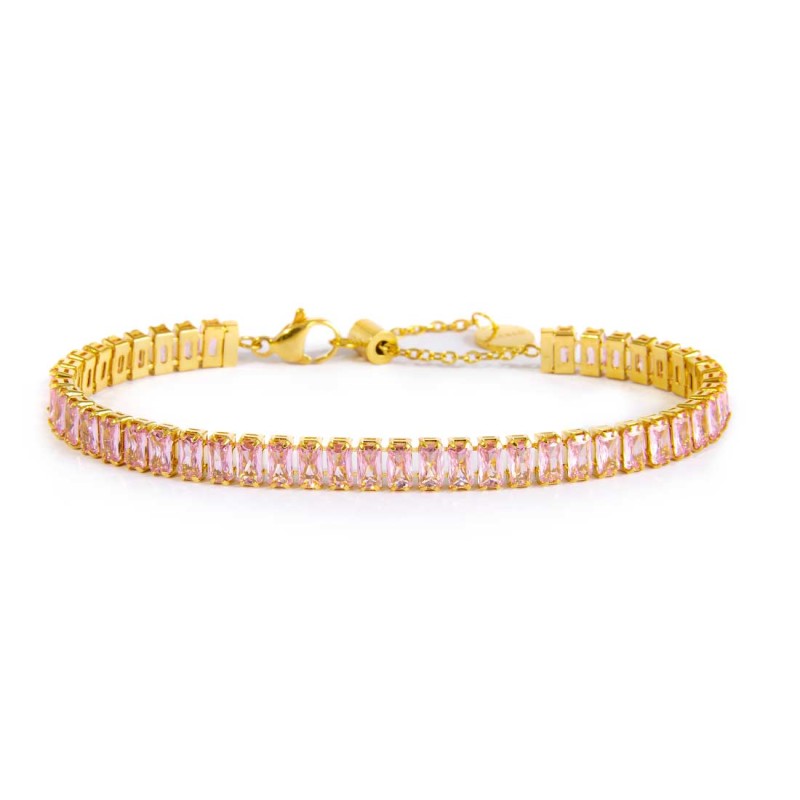 Bracciale tennis zirconi baguette MARLU'