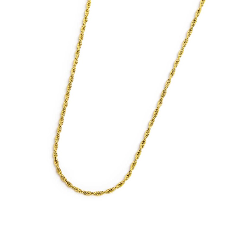 Collana catena a corda 2mm MARLU'
