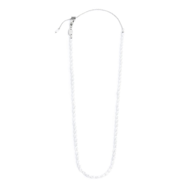 Collana catena con perle ovali Marlù