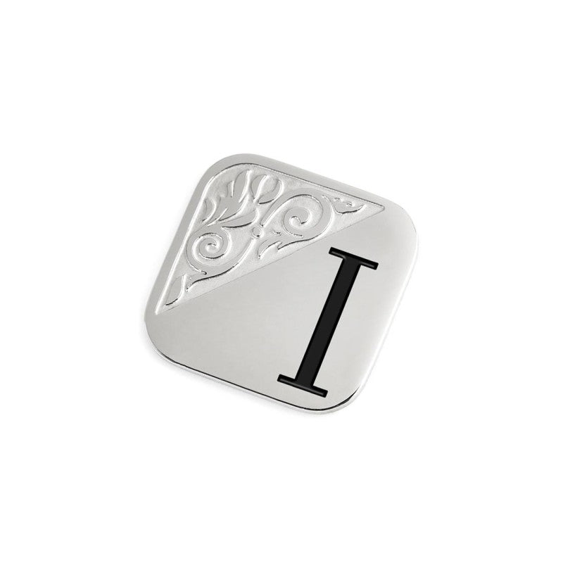 Piastrina quadrata con lettera changy