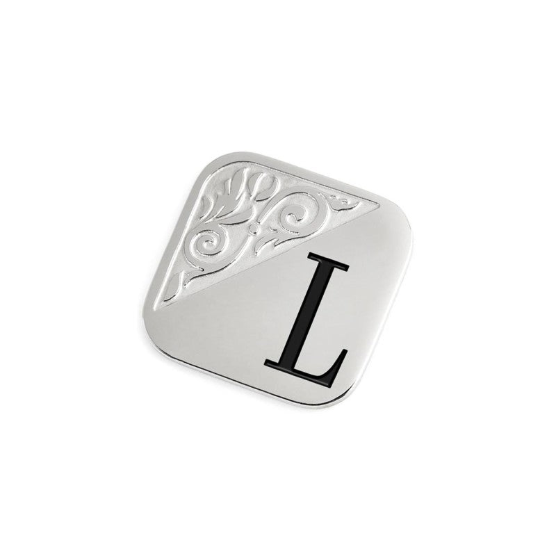 Piastrina quadrata con lettera changy