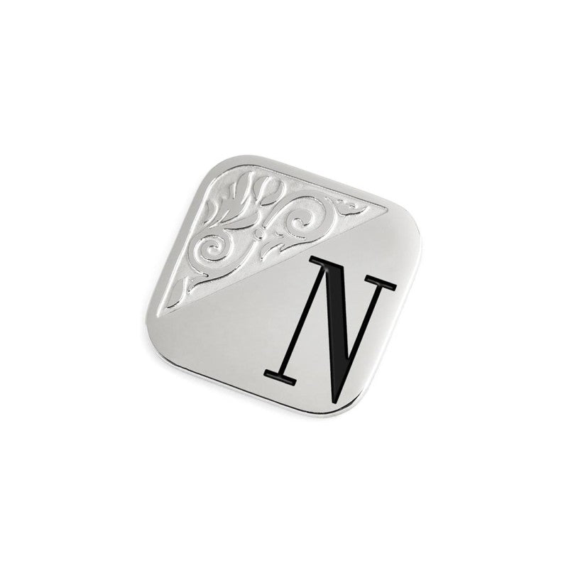 Piastrina quadrata con lettera changy