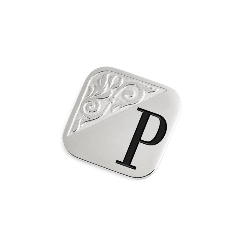Piastrina quadrata con lettera changy
