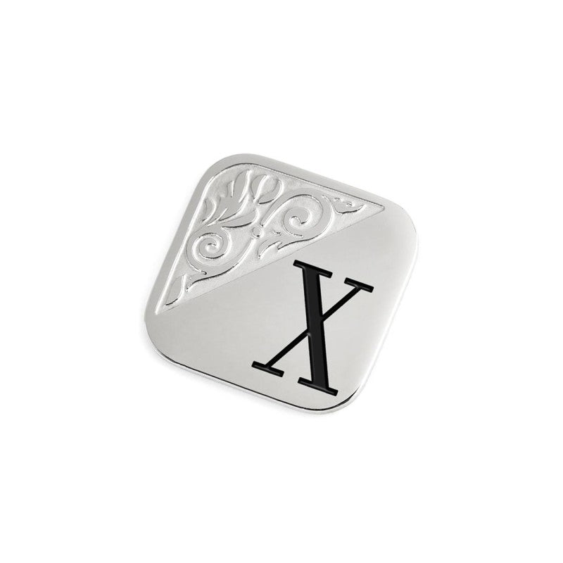 Piastrina quadrata con lettera changy
