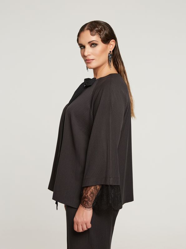 Maglia con pizzo Mat