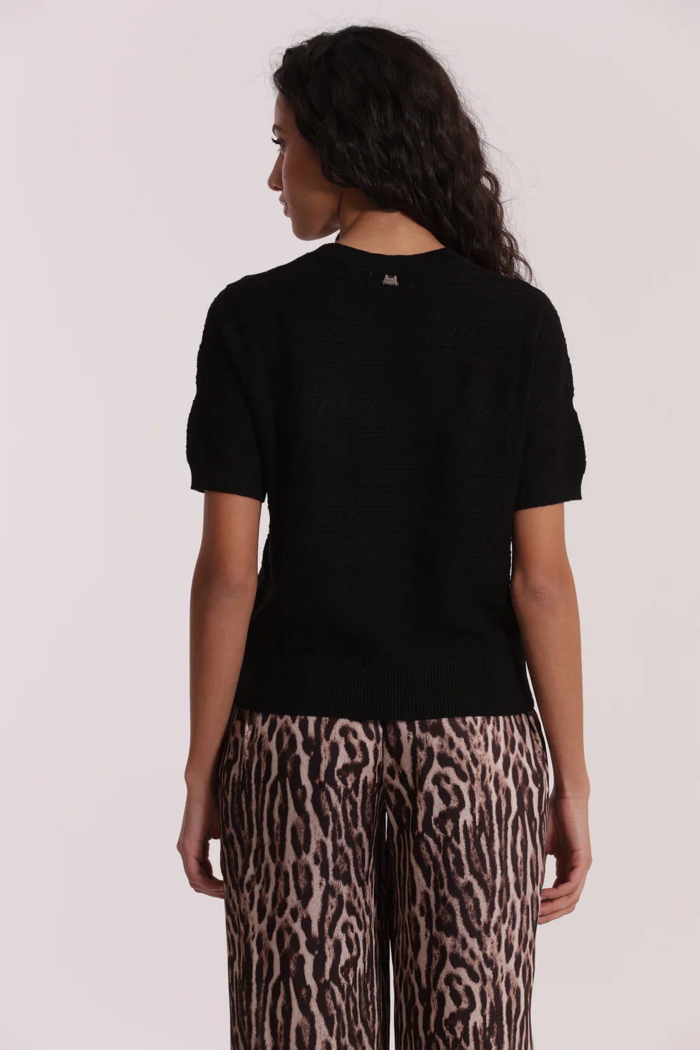 MAGLIA MANICHE CORTE TRAFORATO MIMI-MUA