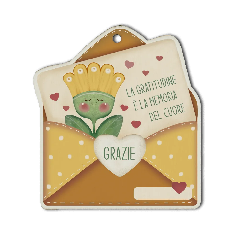 Calamita letterina Apri il tuo cuore – Grazie