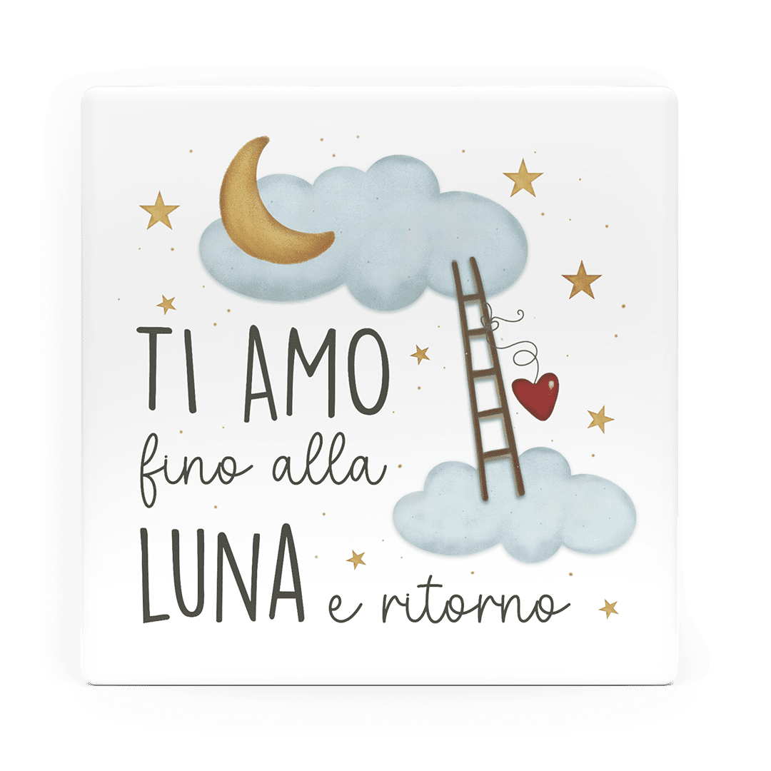 Calamita quadrata-ti amo fino alla luna