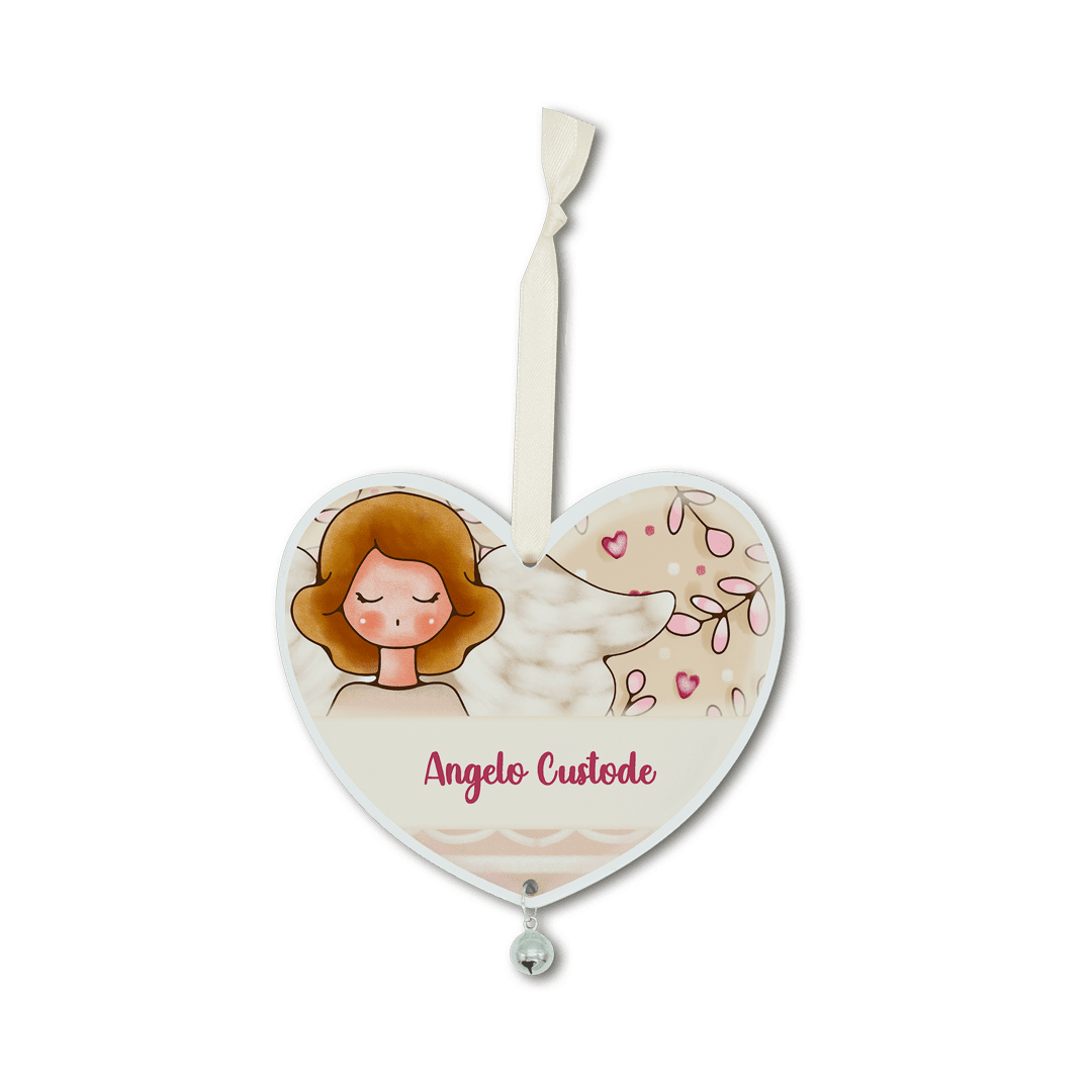 Cuore campanello – Angelo custode
