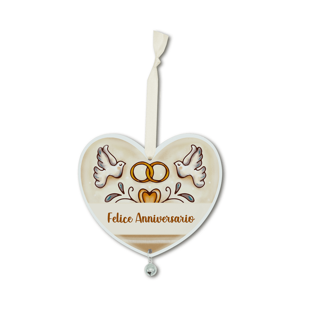Cuore campanello – Felice Anniversario