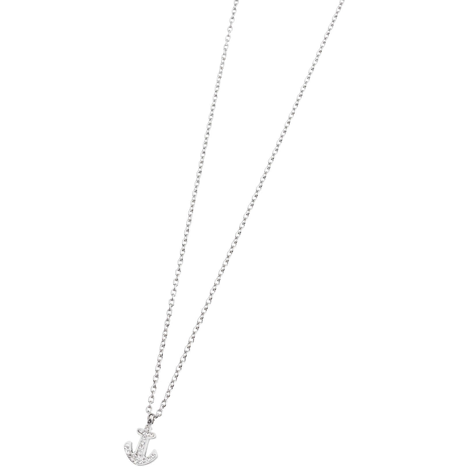 Collana ancora con cristalli Marlù