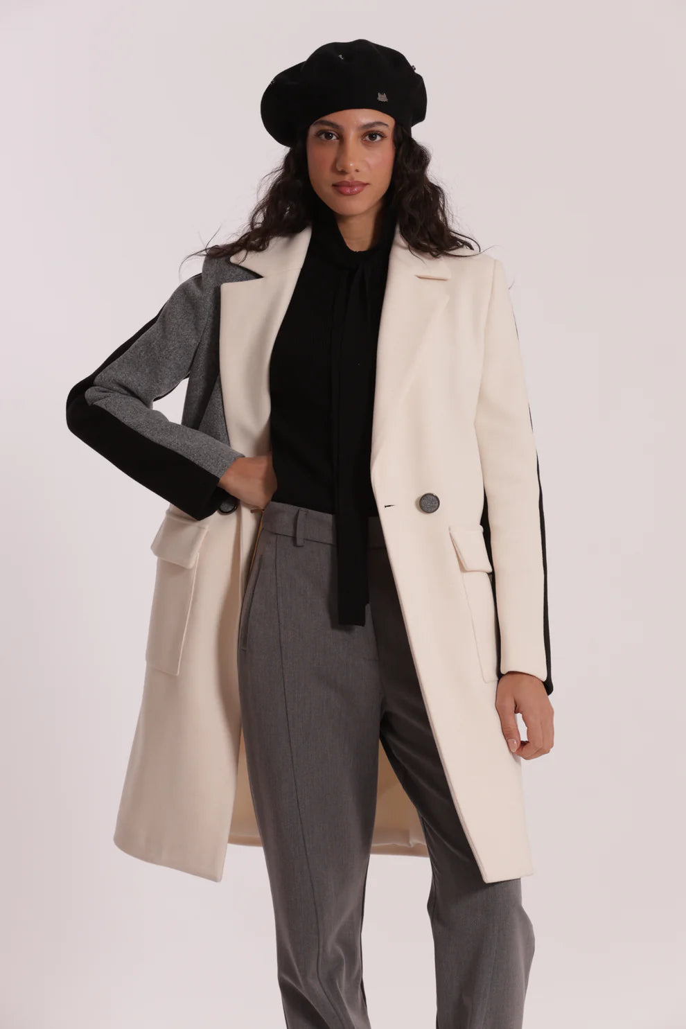 CAPPOTTO TRICOLOR MIMI-MUA