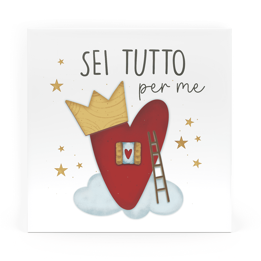 Formella piccola-sei tutto per me