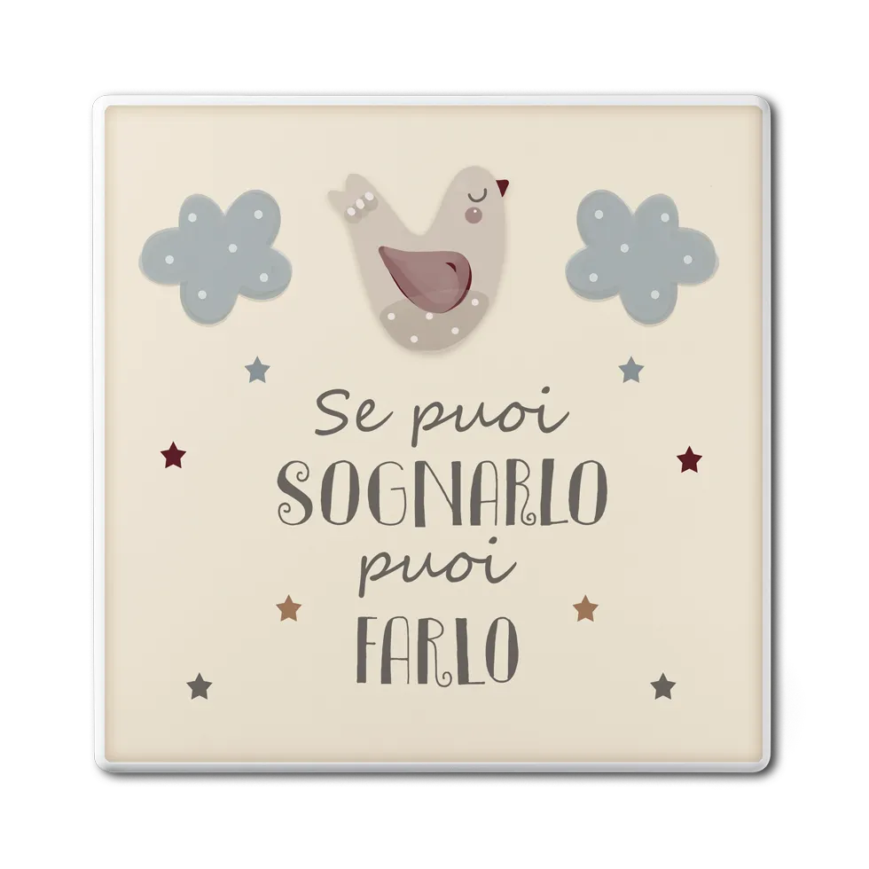 Formella piccola Occhi al Cielo – Se puoi sognarlo