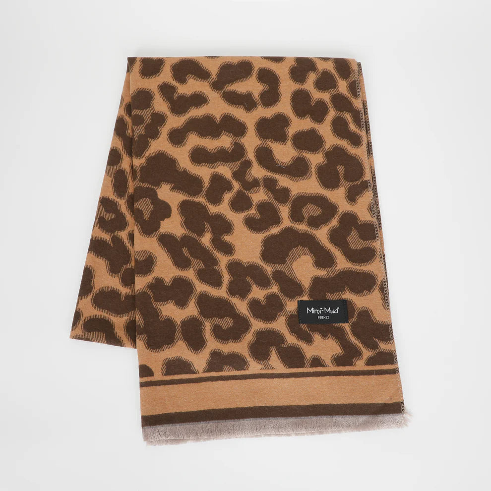 SCIARPA CON MOTIVO LEOPARDATO MIMI-MUA