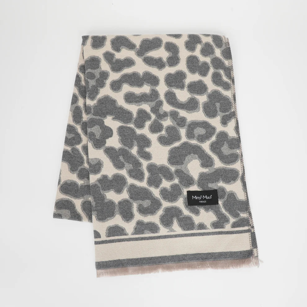 SCIARPA CON MOTIVO LEOPARDATO MIMI-MUA