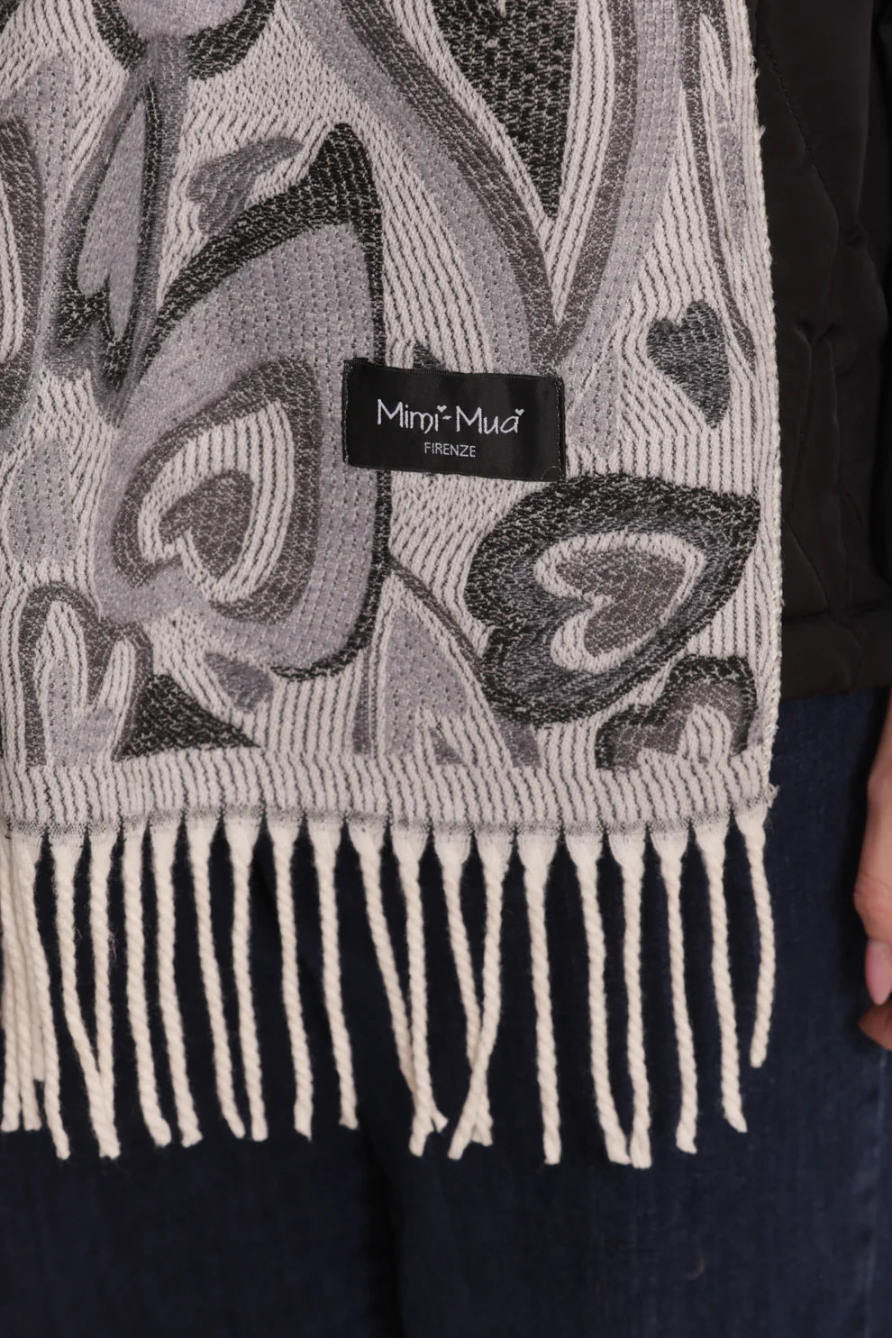 SCIARPA CON CUORI MIMI-MUA