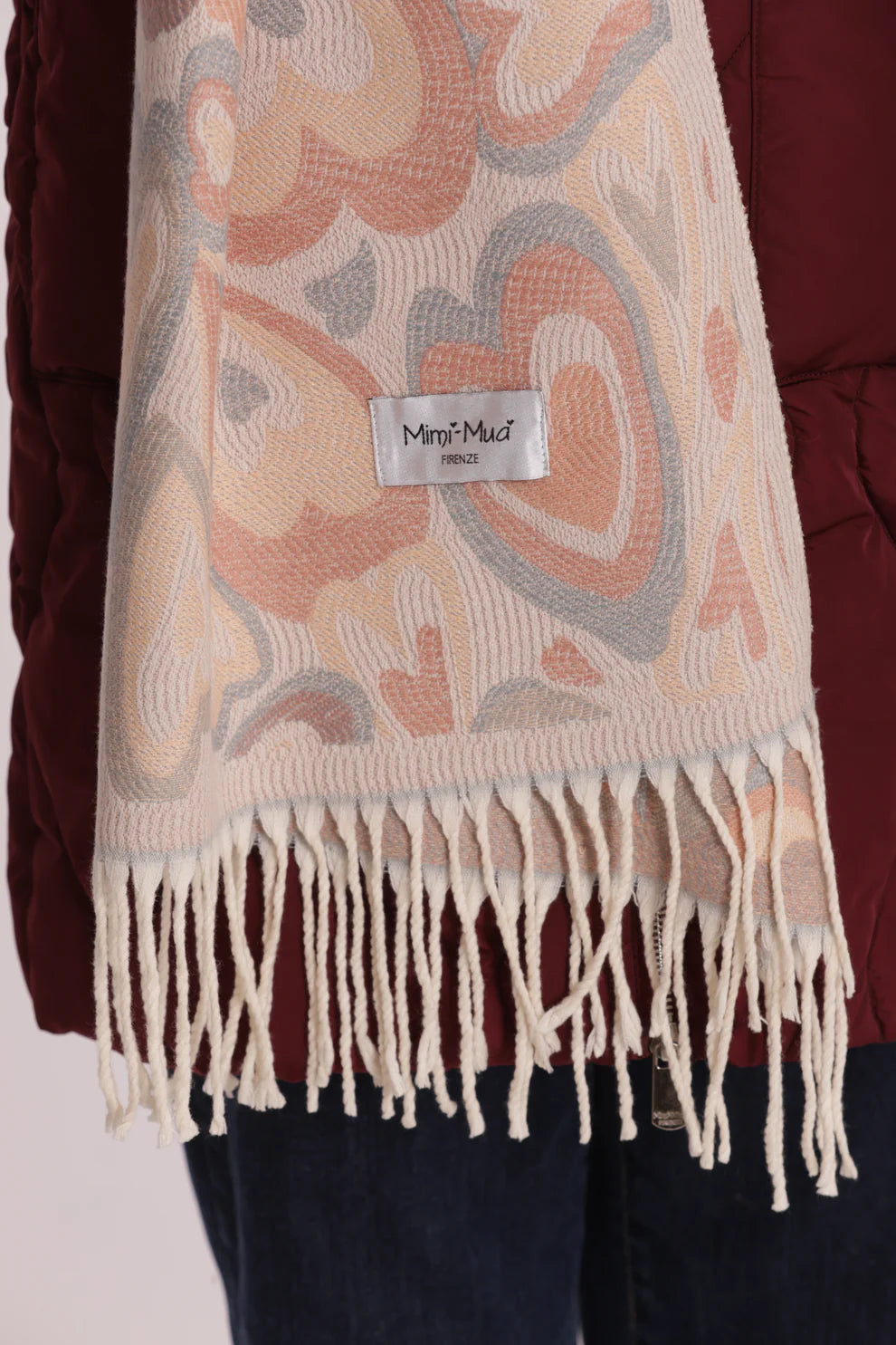 SCIARPA CON CUORI MIMI-MUA