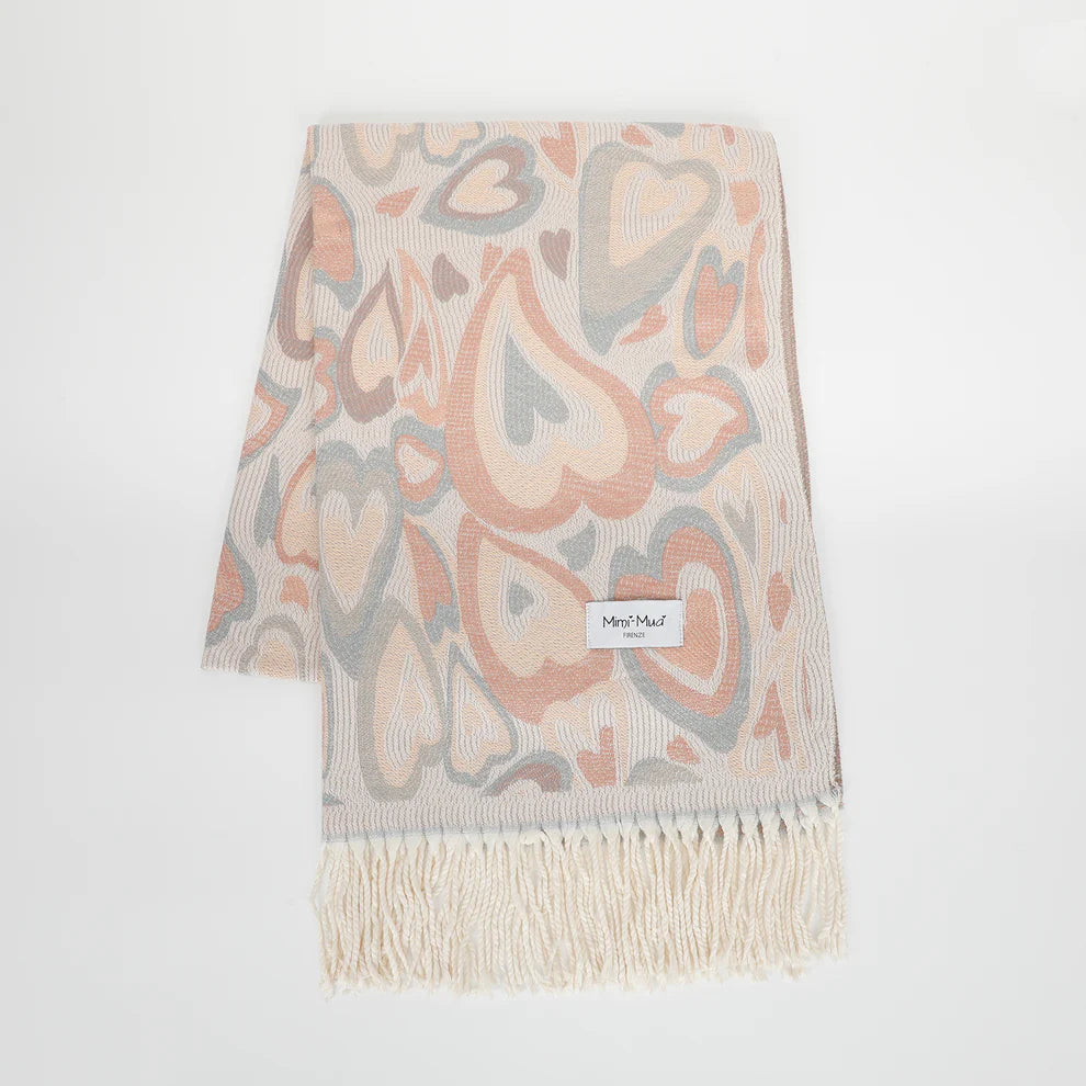 SCIARPA CON CUORI MIMI-MUA