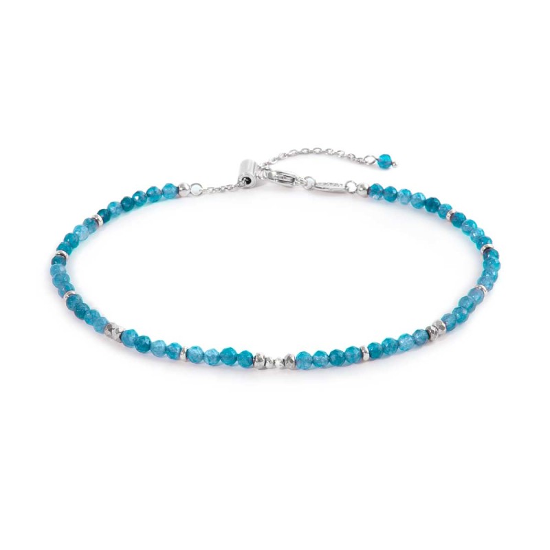 Cavigliera con agata colorata ed ematite MARLU'