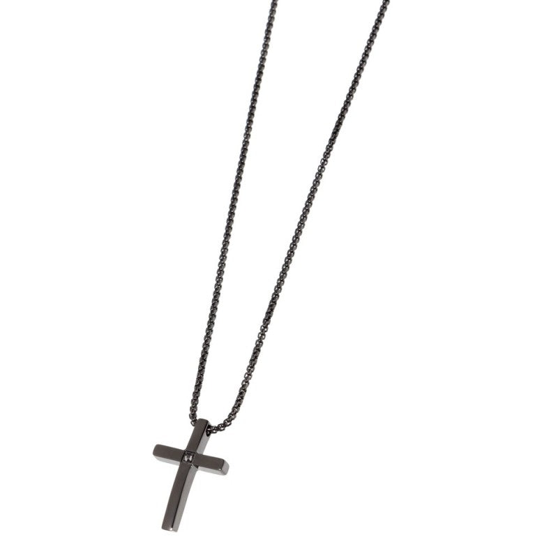 Collana con croce con zircone MARLU'