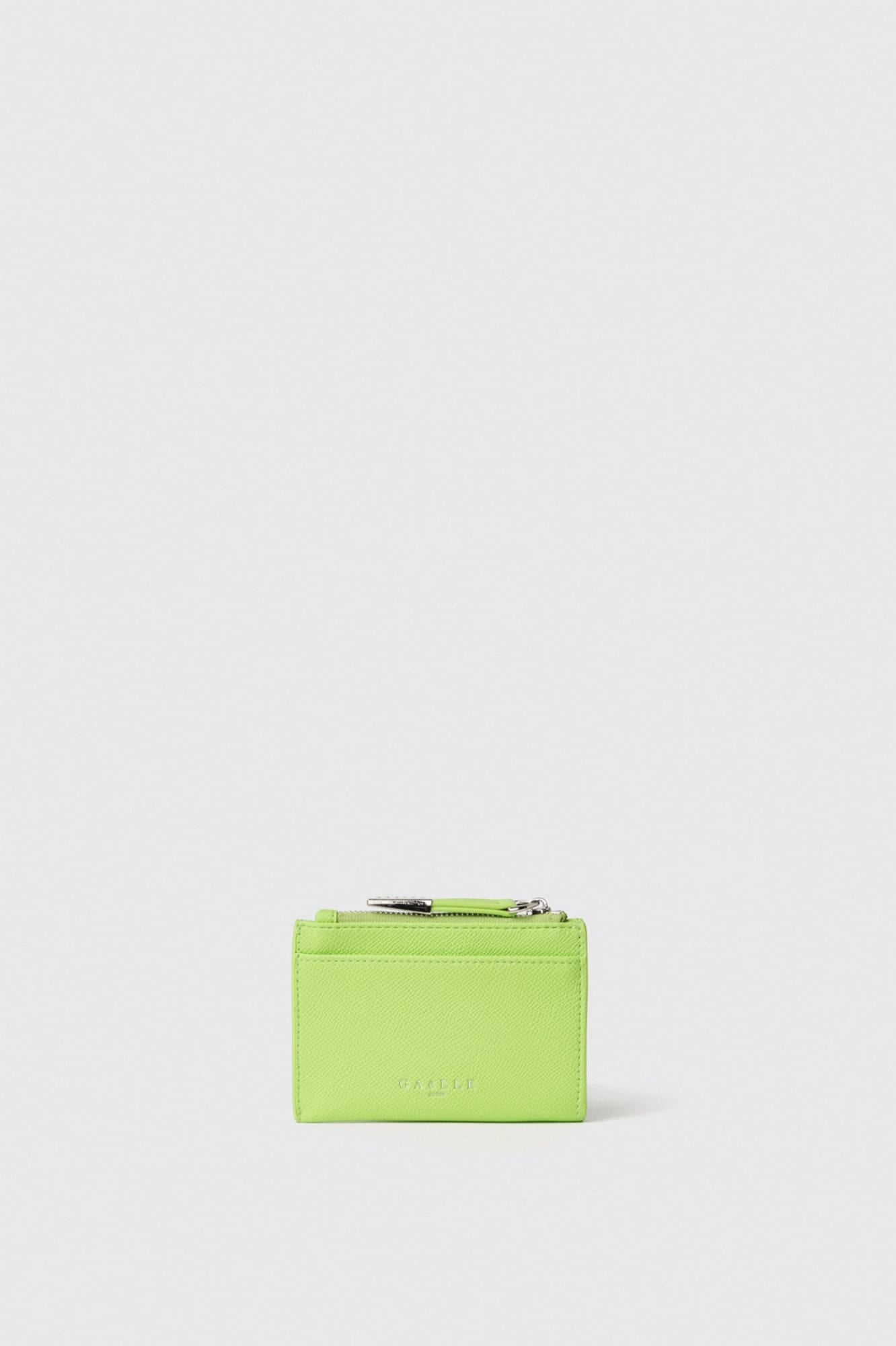 Card holder in ecopelle saffiano e logo in metallo Gaëlle Paris