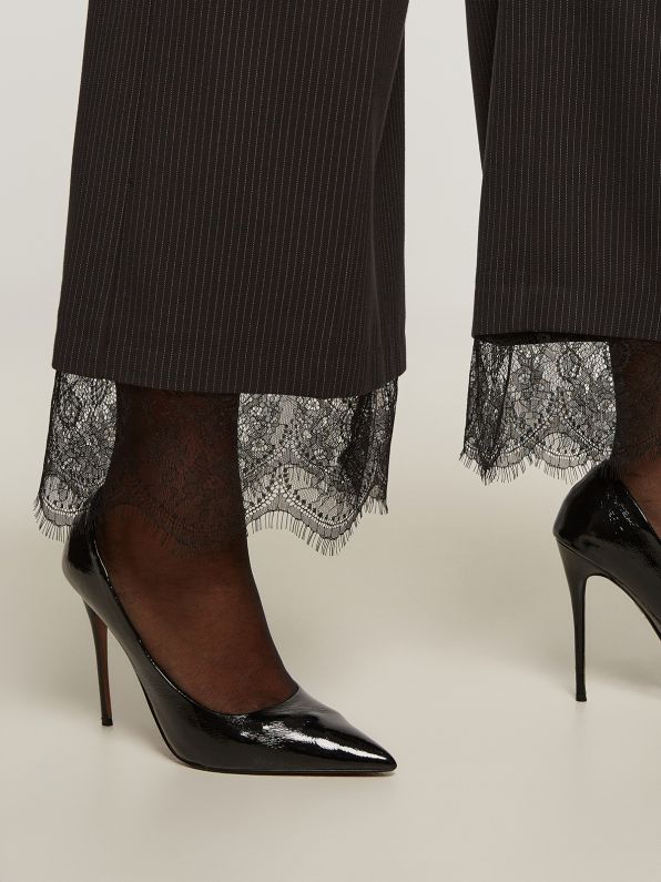 Pantalone con pizzo Mat