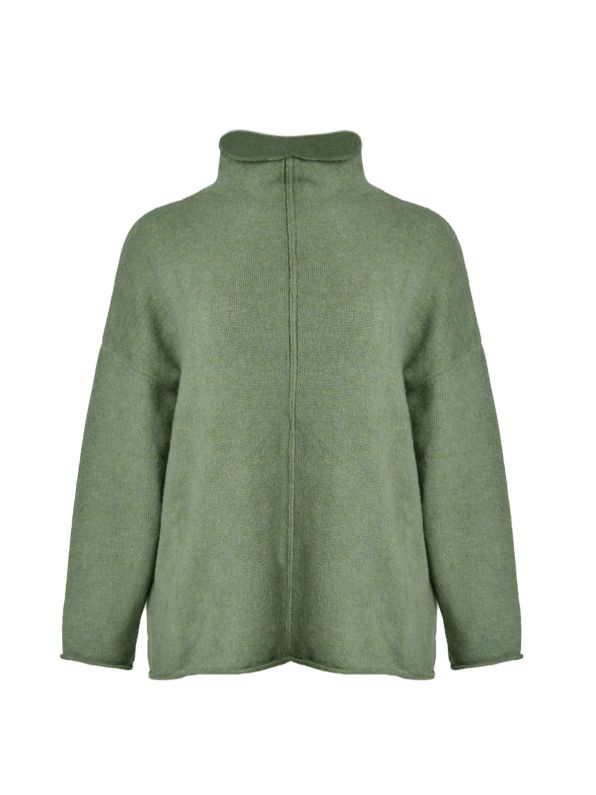 Maglione dolcevita in maglia dalla vestibilità comoda Mat