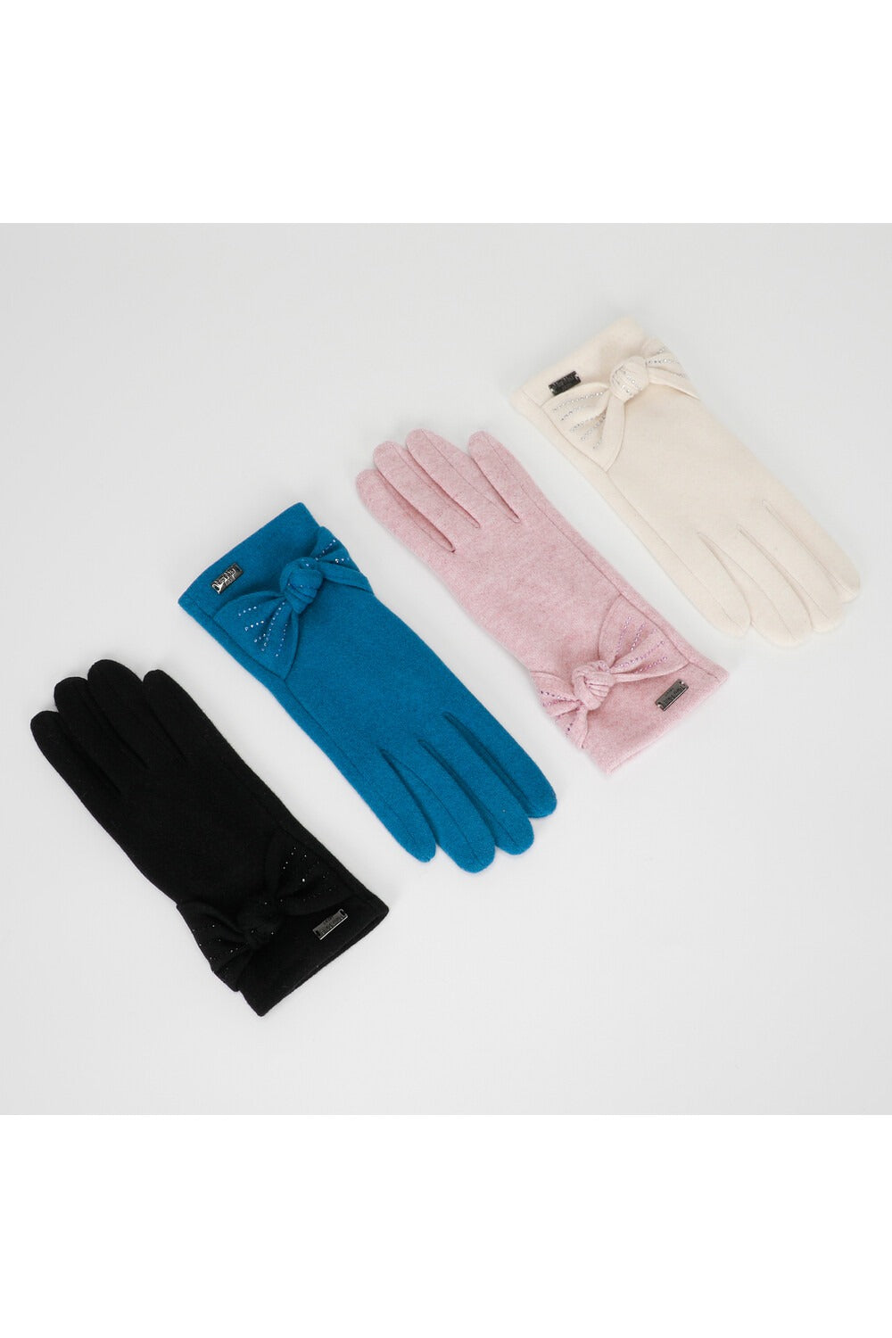 GUANTI CON FIOCCO E STRASS MIMI-MUA