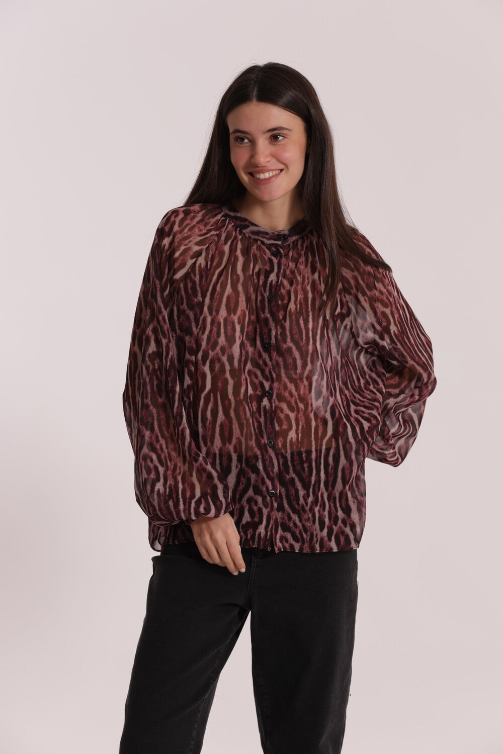 CAMICIA FANTASIA ANIMALIER MIMI-MUA