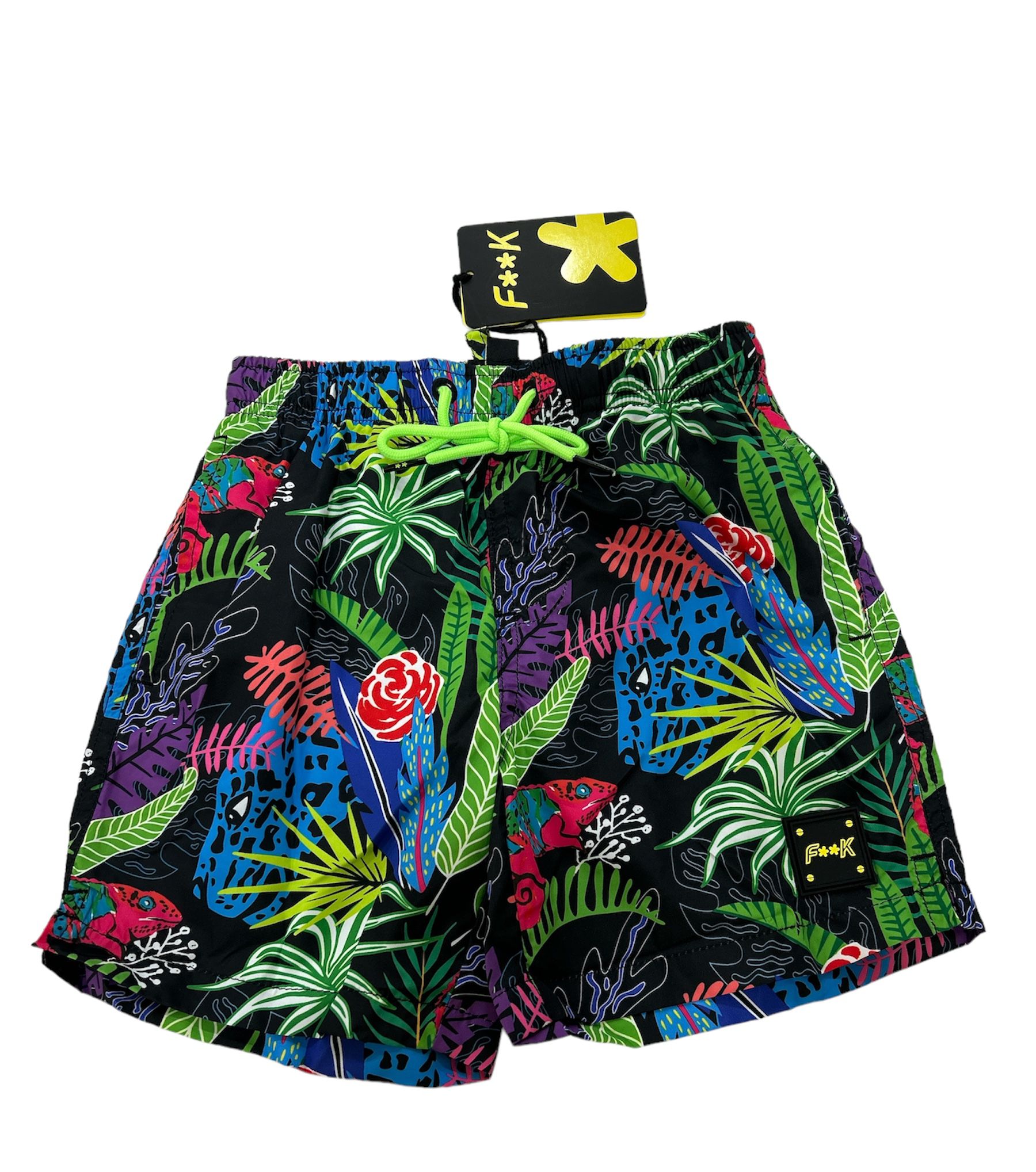 SHORT CON STAMPA F**K