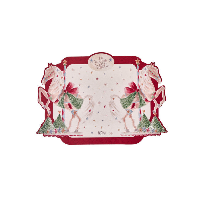 TOVAGLIETTA VINILE CON CAVALLI