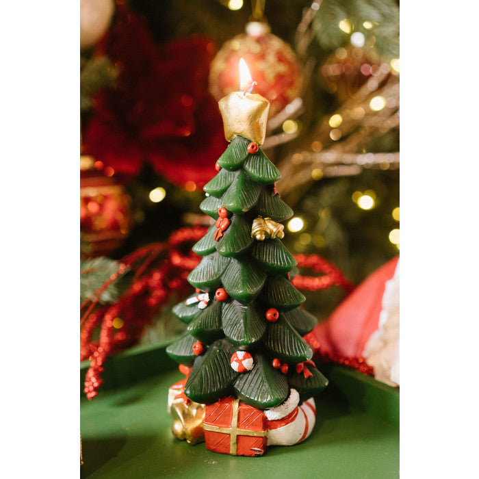 Candela a forma di albero con pacchetti in paraffina – La giostra di Amelie