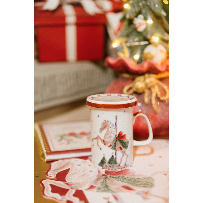 Tazza con coperchio New Bone