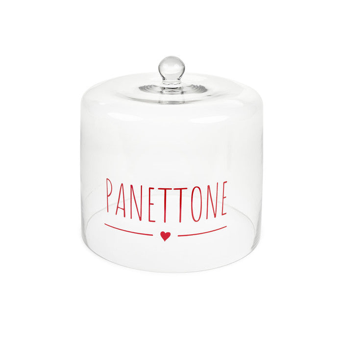 Campana vetro “panettone” con scatola – My Home Christmas Edition